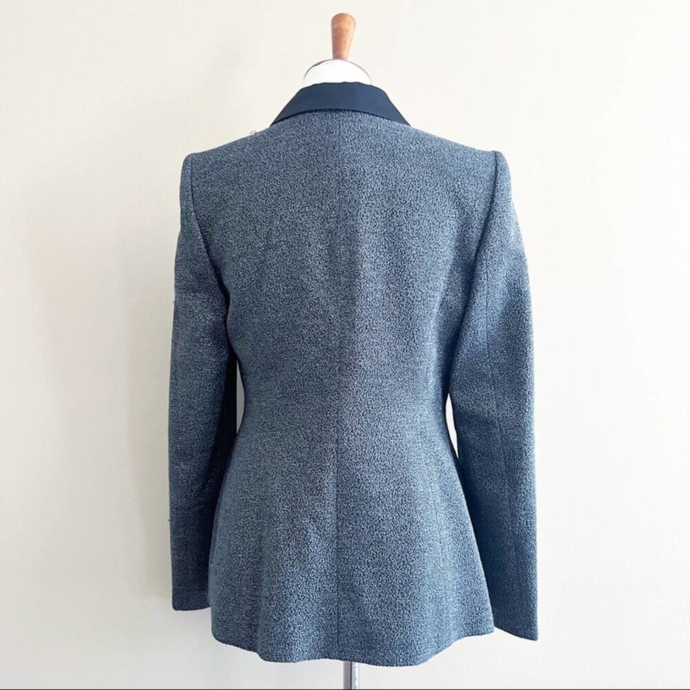 Escada Tux Style Blazer With Metallic Sparkle Siz… - image 3